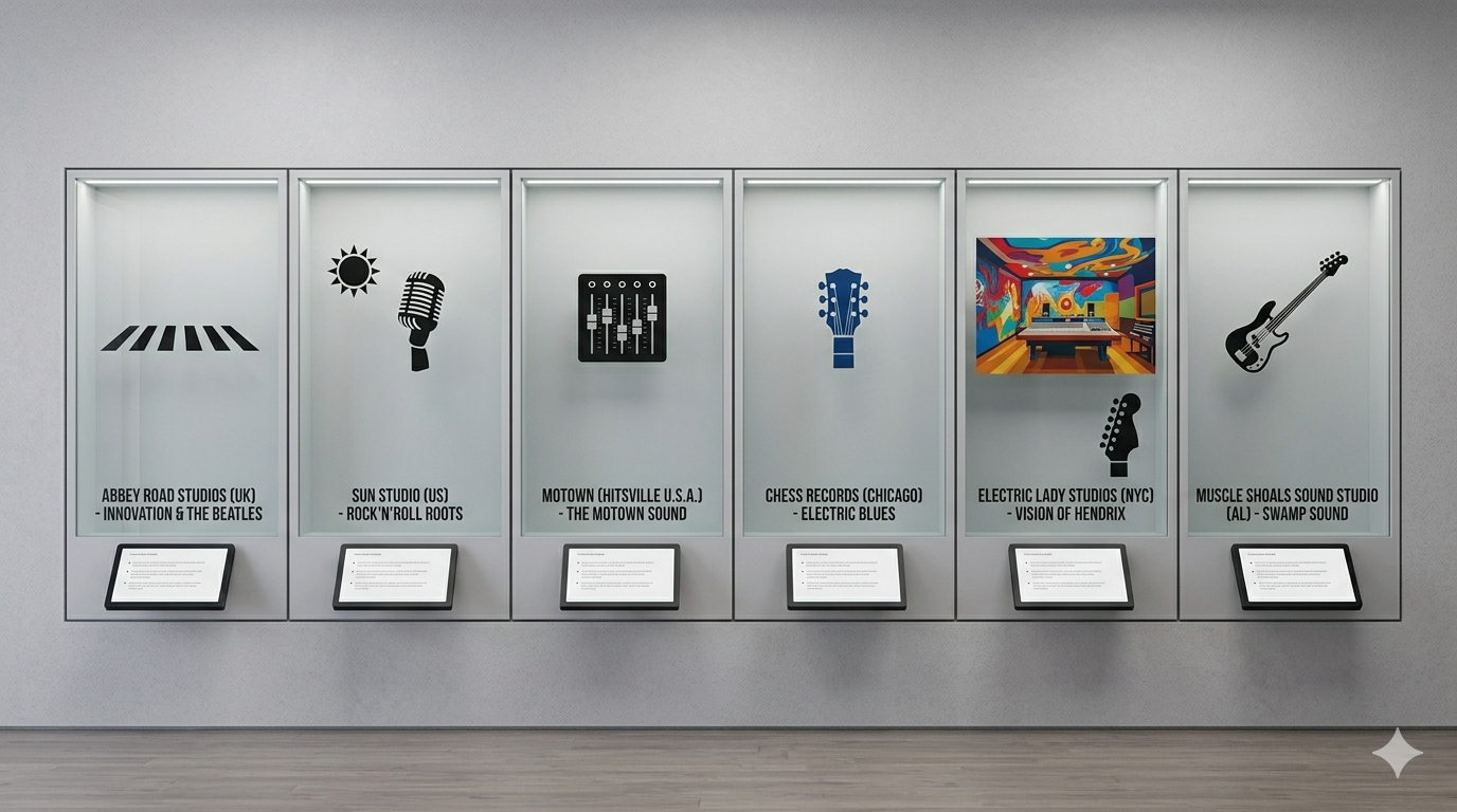 Kouzlo legendárních studií: Jak vznikal specifický zvuk míst, která změnila hudbu